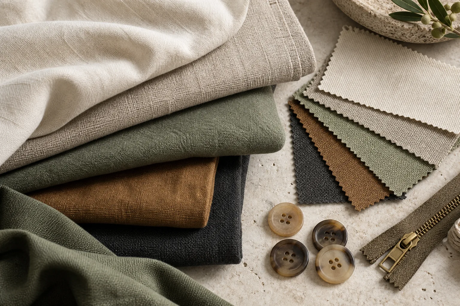 Concept fabric and trim assortment